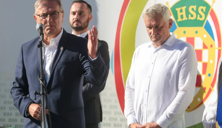 21.09.2025., Marija Bistrica - U organizaciji Hrvatske seljacke stranke (HSS) odrzalo se jubilarno 20. hodocasce clanova i simpatizera Hrvatske seljacke stranke u svetistu Majke Bozje Bistricke. Darko Vuletic. Photo: Marko Seper/PIXSELL