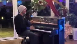 Chris Martin na svadbi