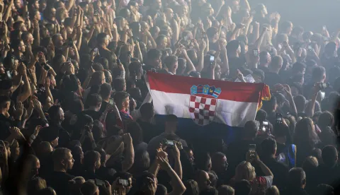 Osijek, 21. 11. 2025., Koncert Thompson Dvorana Gradski vrtMarko Perković Thompson; koncert