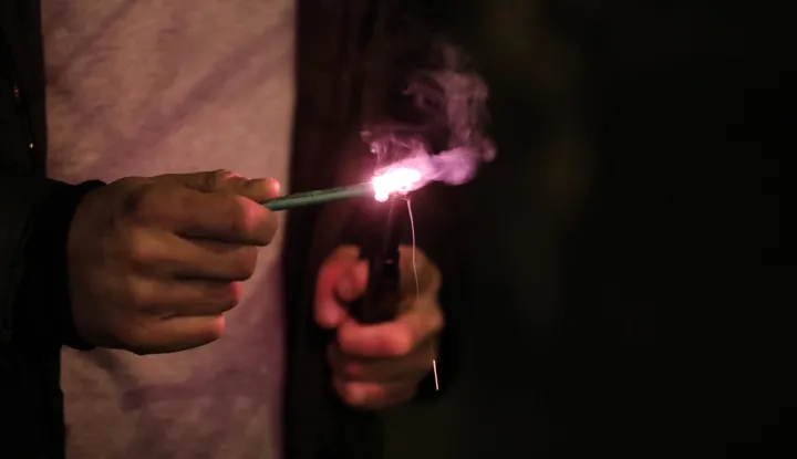 17.12.2020., Zagreb - Ilustracija za pirotehniku u vrijeme blagdana. Pirotehnika se sluzbeno smije prodavati od 15.12. Photo: Emica Elvedji/PIXSELL