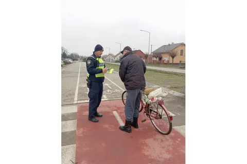 policija, preventivna akcija, donji miholjac, prosinac 2025.