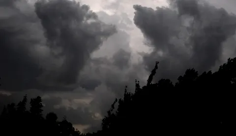 Osijek, 08. 07. 2025., slobodnjak; slobodnjaci; ki&scaron;a, nevrijeme, oblak; oblaci; olujni oblak; olujni oblaciSNIMIO BRUNO JOBST