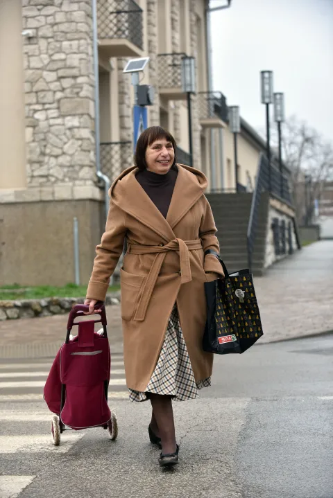 Petrinja, 22.12.2025 (nedeljni broj) - 5 godina proslo je od potresa u Petrinji, na slici Tatjana Vrga,, tekst S.Pavic.foto Davor Kovacevicnedeljni broj