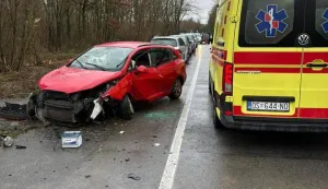 Prometna nesreča između Satnice i Ladimirevaca, kod vikend naselja Garčin