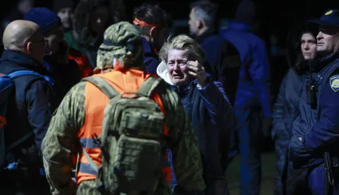 26.12.2025., Osijek - U Opcini Draz, kod vidikovca Trojnas, u tijeku je potraga za 11-godisnjim M. M. koji se udaljio od svoje obitelji Photo: Davor Javorovic/PIXSELL Photo: Davor Javorovic/PIXSELL