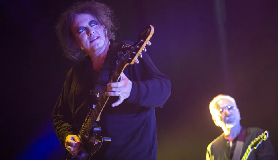 epa07229064 (FILE) - Robert Smith (L), lead singer and guitarist of the British dark rock band The Cure performs during their concert in the Papp Laszlo Sports Arena in Budapest, Hungary, 27 October 2016 (reissued 13 December 2018). Janet Jackson was inducted into The Rock & Roll Hall of Fame, as organizers announced. The 34th Annual Rock and Roll Hall of Fame Induction Ceremony will take place in Brooklyn on 29 March 2019. EPA/Balazs Mohai HUNGARY OUT *** Local Caption *** 53092669