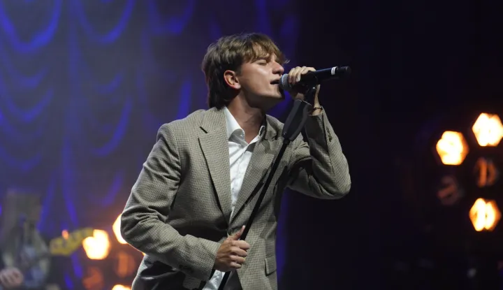 28, October, 2025, Belgrade - Teenage star Jakov Jozinovic gave his first performance in the MTS Hall. Jakov Jozinovic. Photo: Antonio Ahel/ATAImages 28, oktobar 2025, Beograd - Tinejdz zvezda Jakov Jozinovic odrzao je prvi nastup u mts Dvorani. Photo: Antonio Ahel/ATAImages Photo: Bane T. Stojanovic/ATAImages/PIXSELL