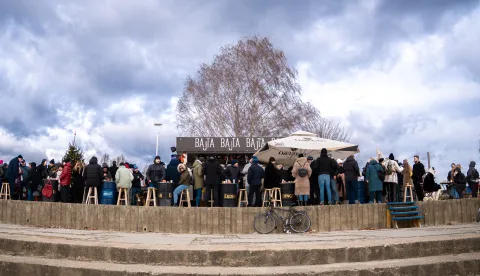 Osijek, 31. 12. 2025., Doček australske Nove godine, Bajtaaustralska nova godina; doček; bajta; posjetitelji; silsvestrovo