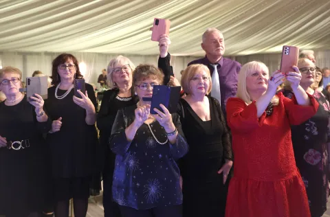 Osijek, 31. 12. 2025., Riverside; obilazak, umirovljenici, zabava, doček 2026, Nova godina Nova 2026, dežurne službeSNIMIO BRUNO JOBST