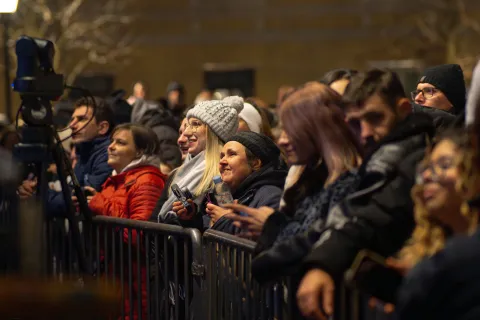 Osijek, 31. 12. 2025., Doček Nove godine, Koncert Miroslava &Scaron;koredoček; koncert; nova godina; Miroslav &Scaron;koro; posjetitelji