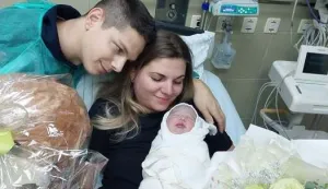 Karla Blažević, prva beba u 2026. godini, Osijek KBC-u