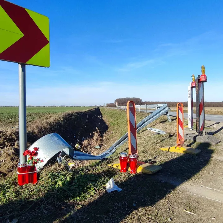 Mjesto pogibije 29-godi&scaron;njaka, o&scaron;tar zavoj na cesti između Ivanovca i Čepina