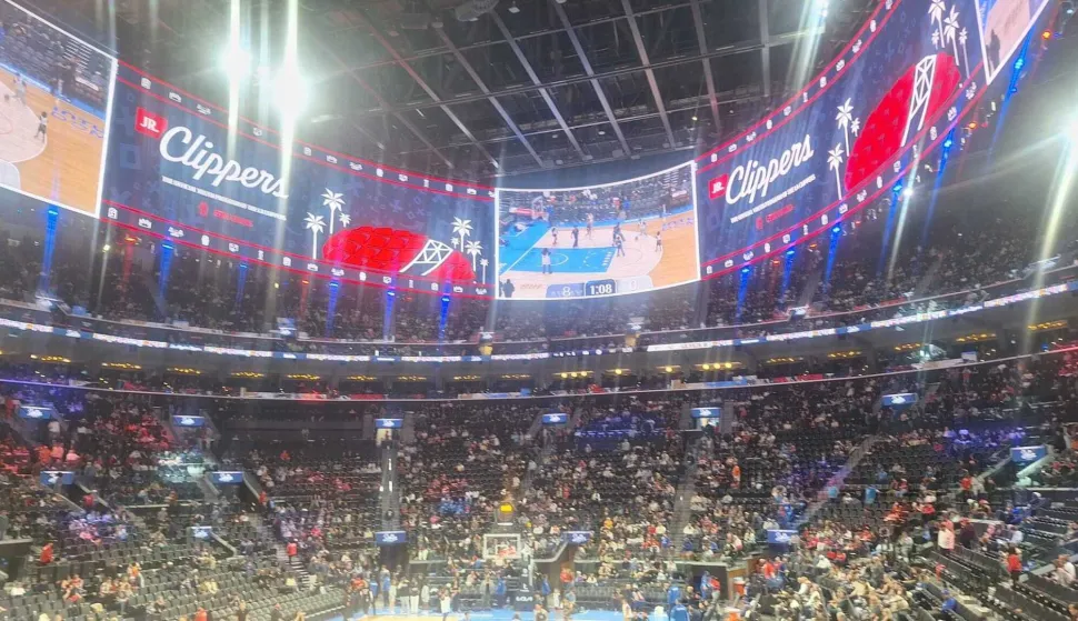 Glas na NBA utakmiciLA CLIPPERS, PROSINAC 2025. KRE&Scaron;IMIR LACKOVIĆ U AMERICIFOTO: KRE&Scaron;IMIR LACKOVIĆ