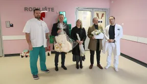 Darovi za prvu bebu rođenu u virovitičkoj bolnici