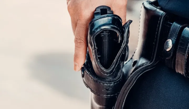 Ilustracija pi&scaron;tolj