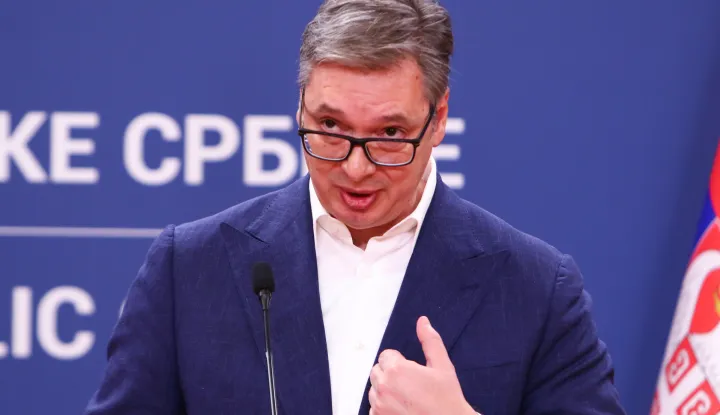 Beograd, 06.11.2025. - &Scaron;ef Delegacije Europske unije u Beogradu Andreas von Beckerath poručio je u četvrtak da Srbija deklariranje svog strate&scaron;kog cilja za pridruživanje Uniji mora pokazati Bruxellesu vidljivim učinkom, pobrojiv&scaron;i preuzete obveze koje stoje pred službenim Beogradom. Na fotografiji Aleksandar Vučić.foto HINA/ FoNet/ Milica VUČKOVIĆ/ ml