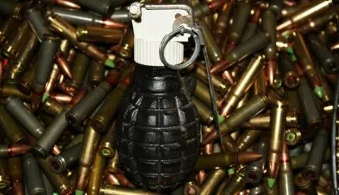 Bomba i streljivo, bombu, pronađeno, oduzeto, policija, ilustracija