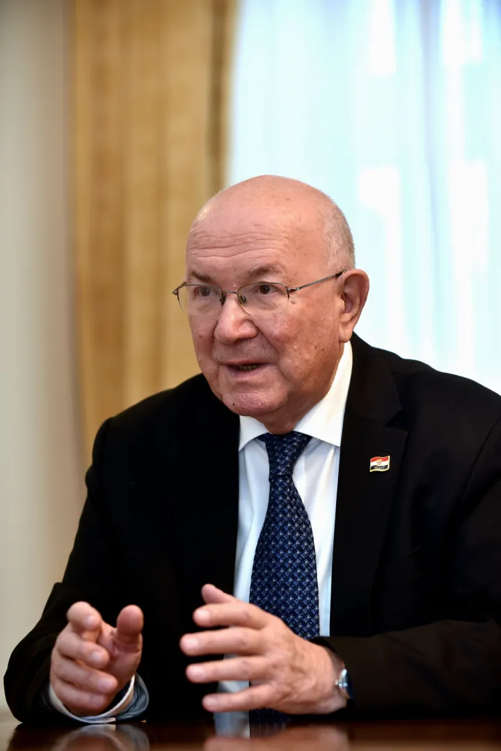 Zagreb, 02.10.2024 (pogled) - Mate Granic, uz razgovor Z.Crnceca.foto Davor Kovacevicpogled