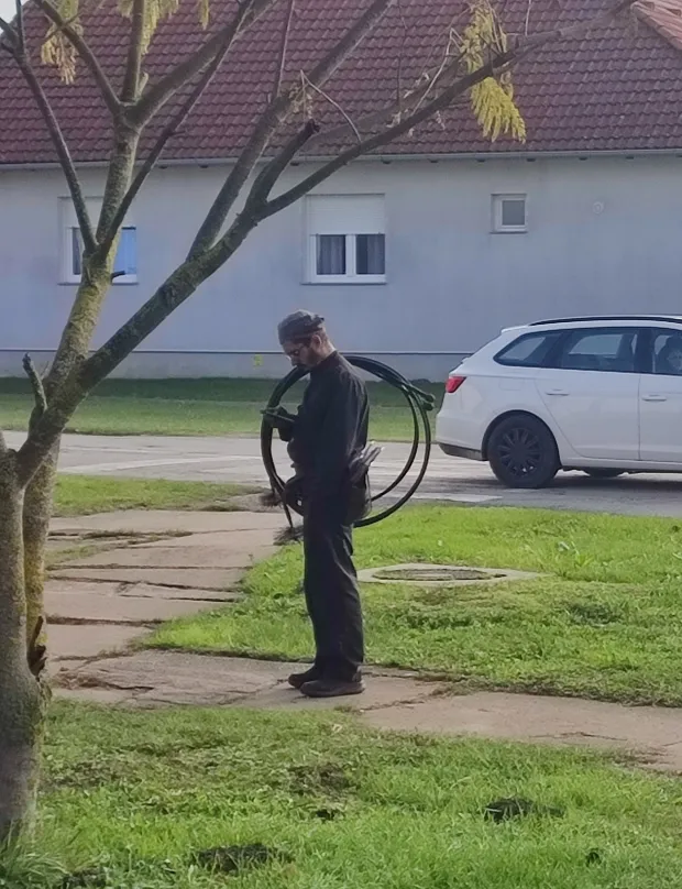 Dimnjačar u Županji, snimila Marija Le&scaron;ić Omerović