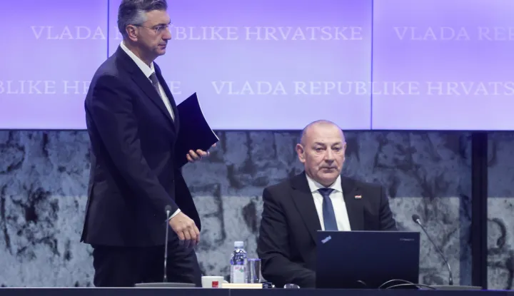 Zagreb, 08.01.2026.- Nastavak redovite sjednice Vlade RH. Na fotografiji Andrej Plenković.foto HINA/ Admir BULJUBA&Scaron;IĆ/ abu