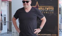 Ricky Gervais Honored With Star On The Hollywood Walk Of Fame Ceremony held at 1628 Vine Street in Hollywood, CA on Friday, ?May 30, 2025. (Photo By Sthanlee B. Mirador/Sipa USA) Photo: Sipa USA/SIPA USA