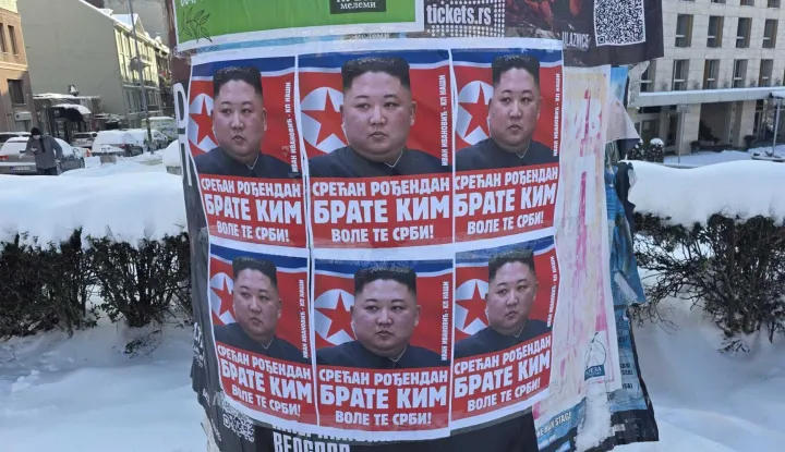 Beograd, Konzervativni pokret Na&scaron;i, Kim Jong Un