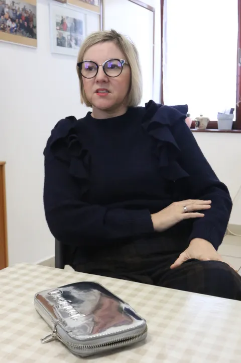Osijek, 09. 01. 2026, Strossmayerova 69, Dom Sv. Vinka, Dom za beskućnike u sezoni minusa i snijega. Marina Tadić, voditeljica Doma.snimio GOJKO MITIĆ