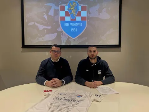 Jakov Gurlica novo je ime u svlačionici HNK Vukovar 1991SIJEČANJ 2026foto: NK VUKOVAR 1991