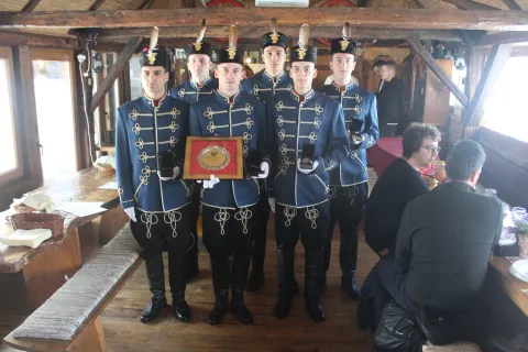 Hrvatski sokol Osječko-baranjske županije: Prisega pet kadeta Počasne garde