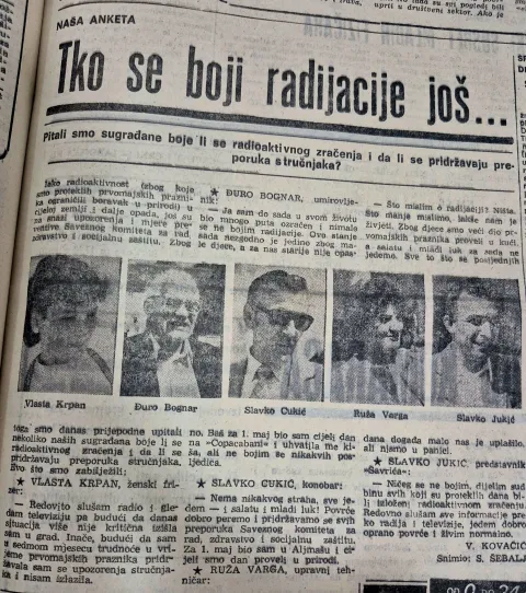 Osamdesete su bile godine...Černobilska katastrofaArhiva: Glas Slavonije
