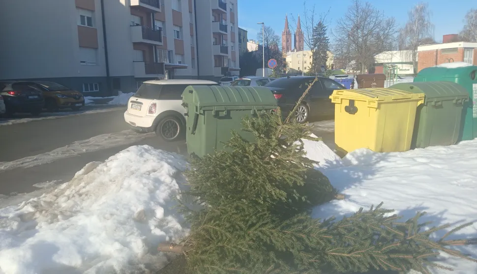 ĐakovoOdbačena božićna drvcaSiječanj 2026.