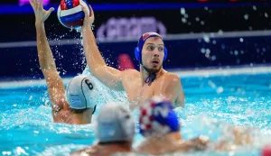 Beograd, 15.01.2026. - Hrvatski vaterpolisti izgubili su u 3. kolu Europskog prvenstva u Beogradu od Grčke s 10-11 (2-3, 1-2, 4-3, 3-2), te u drugi krug natjecanja prenose tri boda. foto HINA/ HVS/ ml