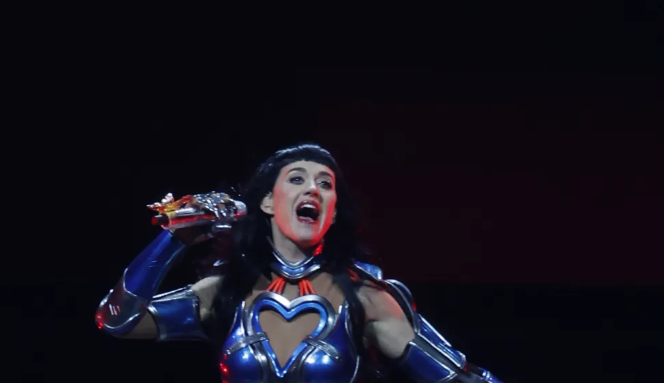 Singer Katy Perry performing in Madrid on Tuesday, 11 November 2025. Photo: Sergio R Moreno/GTRES