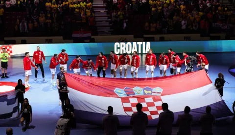 Team Croatia, Croatia vs Georgia, EHF Men's Euro 2026, Malm&ouml;, Sweden, 17.01.2026., Mandatory Credit &copy; Jozo Cabraja/kolektiff