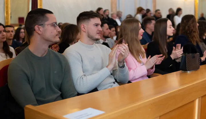 Osijek, 20. 1. 2026., Dodjela stipendija učenicima i studentimastipendije; stipendisti; učenici; studenti; obrazovanje; &scaron;kolovanje