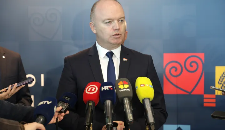 Osijek, 14. 10. 2025., GC, Konferencija, Hrvatsko useljeni&scaron;tvo i gospodarski razvoj, Ivan &Scaron;ipićSNIMIO BRUNO JOBST