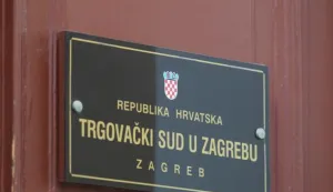 06.09.2013., Zagreb - Ploca Trgovackog suda. Photo: Zeljko Lukunic/PIXSELL