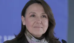 Zagreb.23.1.2025.- Izjava nakon sjednice Vlade Republike Hrvatske.Na slici Irena Hrstić.Foto HINA/Tomislav Pavlek/ tp