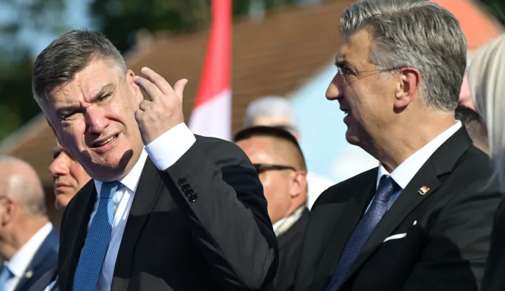 31.07.2025., Zagreb - U povodu obiljezavanja 30. obljetnice vojno-redarstvene operacije Oluja odrzan je svecani vojni mimohod. Photo: Neva Zganec/PIXSELL