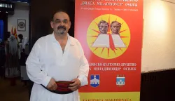 osijek, 26 listopada 2019, 17,30 sati, Dom Hrvatske vojske, 25. obljetnica osnutka makedonskog kulturnog dru&scaron;tva Braća Miladinovci, makedonci, Novinar: Ema Nenadić snimio zdenko pu&scaron;ić