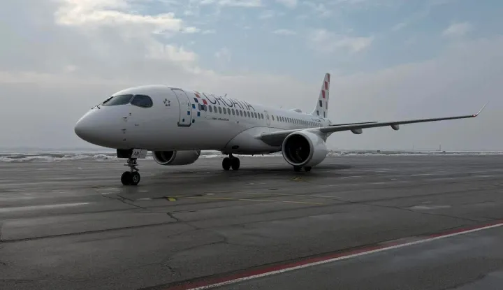Croatia Airlines, Zračna luka Osijek, Airbus, let Osijek - Munchen