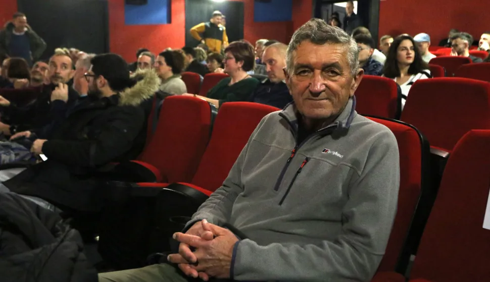 Osijek, 23. 01. 2026, Kino Uranija. Film, Alpski Ratnici uz razgovor sa Stipom Božićem.snimio GOJKO MITIĆ