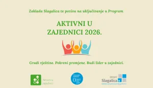 Aktivni u zajednici - program - Zaklada Slagalica