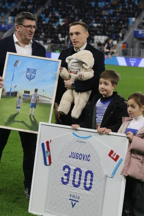 Osijek, 25. 01. 2026, Opus Arena, nogomet, Osijek - Dinamo. SuperSport HNL 25/26. Vedran Jugović.snimio GOJKO MITIĆ