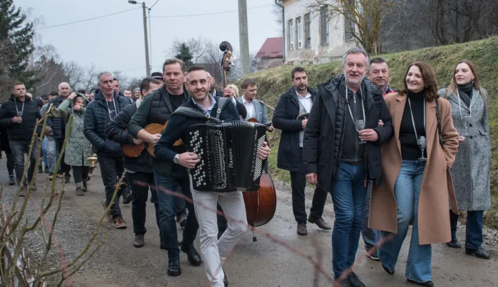 &Scaron;koro blagoslovio vinograd