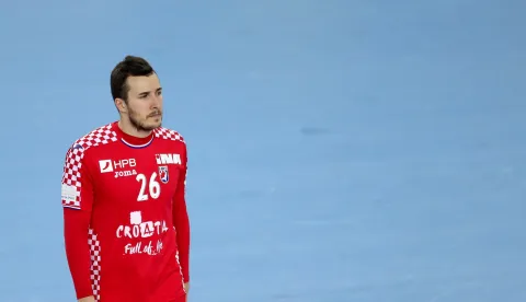 24.01.2018., Arena, Zagreb - Europsko rukometno prvenstvo, skupina I, 3. kolo, Hrvatska - Fancuska. Manuel StrlekPhoto: Igor Kralj/PIXSELL