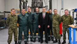 Zagreb, 27.01.2026. - Predsjednik Republike I vrhovni zapovjednik Oružanih snaga Republike Hrvatske Zoran Milanović posjetio je u utorak, 27. siječnja 2026. godine Zapovjedni&scaron;tvo Hrvatskog ratnog zrakoplovstva. foto HINA/ Ured predsjednika Republike Hrvatske/Filip Glas/ tm