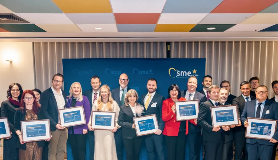 Hidrocibalae d.o.o. iz Vinkovaca nagrađen na SME Europe Forumu u kategoriji Digitalna evolucija i pametno poslovanje, Sunčana Glavak, Dino Dragun, 28. siječnja 2026.