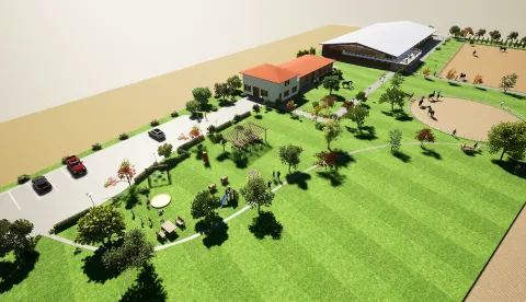 VINKOVCIKonjički klub Satir&nbsp;iz Vinkovaca i partneri planiraju izgradnju suvremenog konjičkog centra na Zalužju koji bi pro&scaron;irio dosada&scaron;nje aktivnosti, a taj bi centar obuhvaćao sportske sadržaje i infrastrukturne kapacitete za jahanje i natjecanja, prostor za terapijsku i rehabilitacijsku djelatnost uz konje, rekreacijske aktivnosti za građane i turiste te edukacijske programe i radionice o radu s konjima, zdravlju, sportu i terapiji.siječanj 2026.