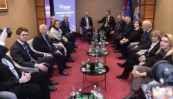 Zagreb, 30.01.2026 - Dvodnevni neformalan skup čelnika Europske pučke stranke (EPP), najveće europske političke grupacije, gdje brojni predsjednici država i vlada i čelnici europskih institucija razgovaraju o ključnim izazovima pred Europom dana&scaron;njice i transatlantskim odnosima. foto HINA/ Admir BULJUBA&Scaron;IĆ/ abu